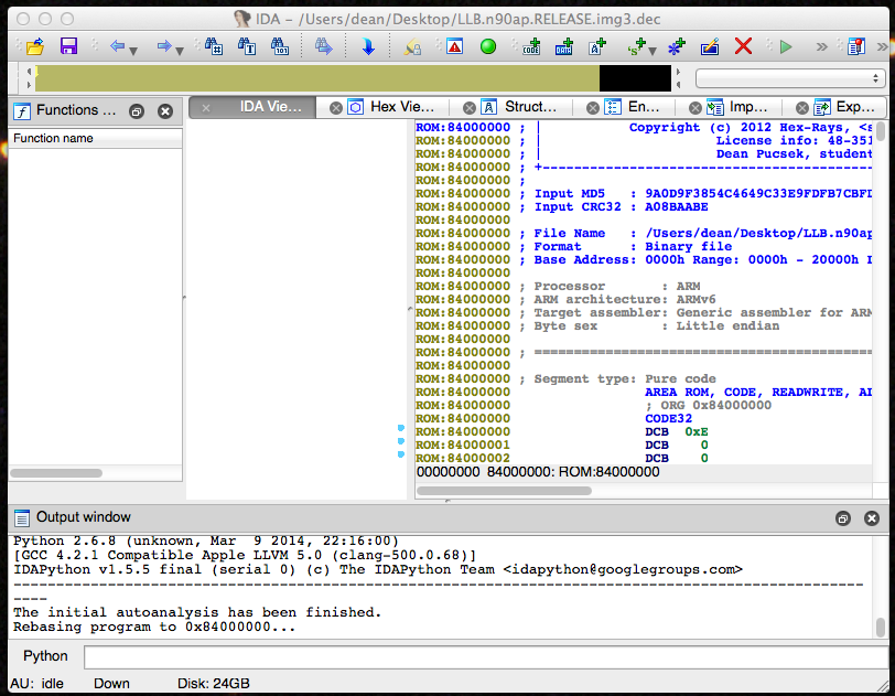 IDA Rebase Program