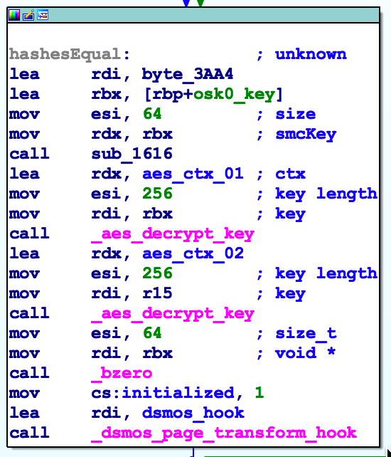 Installing DSMOS hook